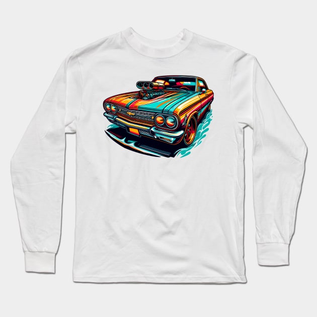 Chevrolet Biscayne Long Sleeve T-Shirt by Vehicles-Art